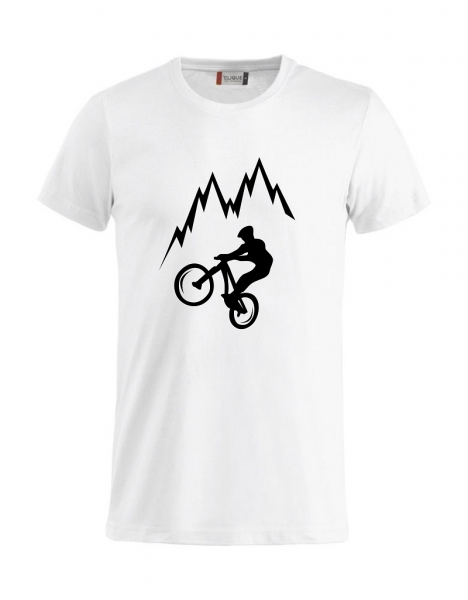 T-Shirt Biker weiß-schwarz günstig kaufen